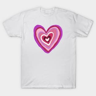 love, heart, oil painting T-Shirt